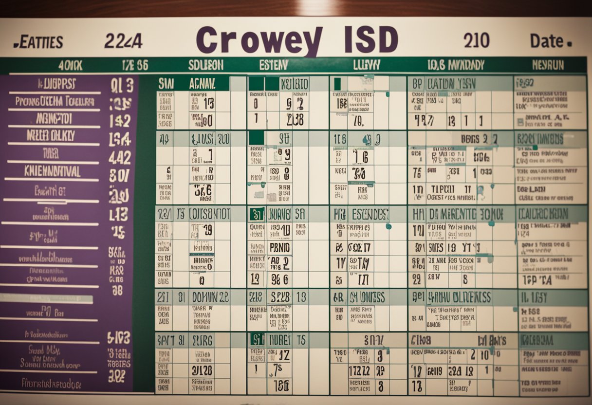 Crowley ISD Calendar: Key Dates and Academic Schedules for 2023-2024